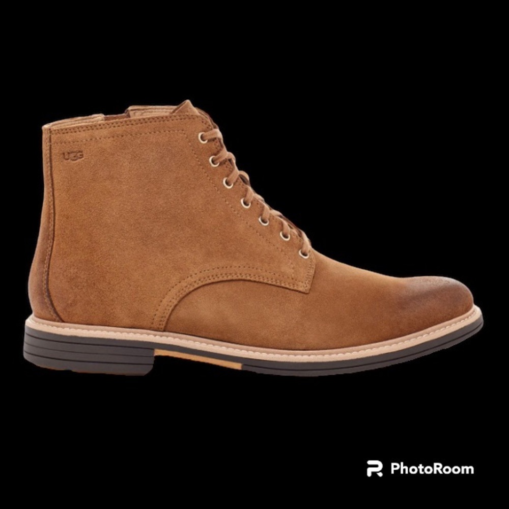 Ugg Chandon Suede Zip Up/Lace Suede Leather Chukka Boot Size 11.5